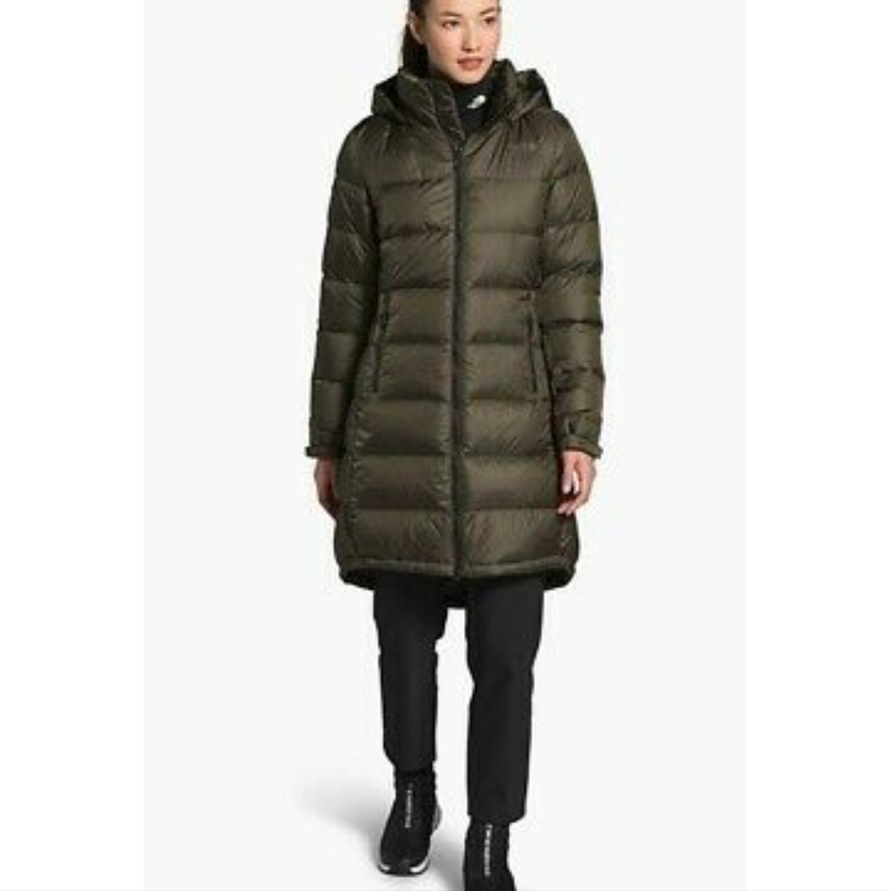 North Face Metropolis Down Parka New Taupe Green